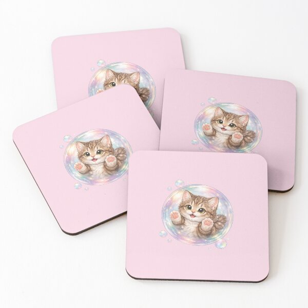 Item preview, cat inside a bubble designed and sold by PasoaPaso2025.