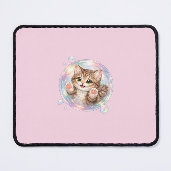 Item preview, cat inside a bubble designed and sold by PasoaPaso2025.