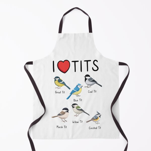 Item preview, I love tits bird illustration – Tit birds humour designed and sold by messy-nessie.