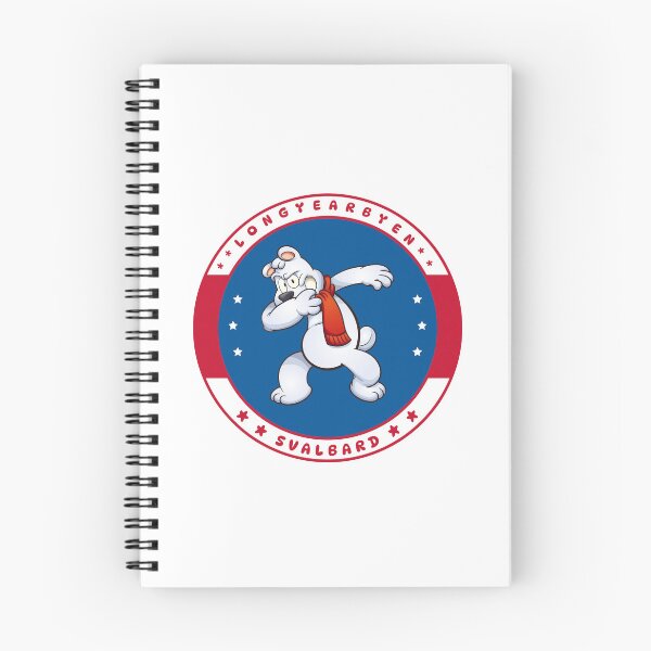 Item preview, Dabbing Polar Bear Longyearbyen Svalbard Norway designed and sold by GraTEEtude.