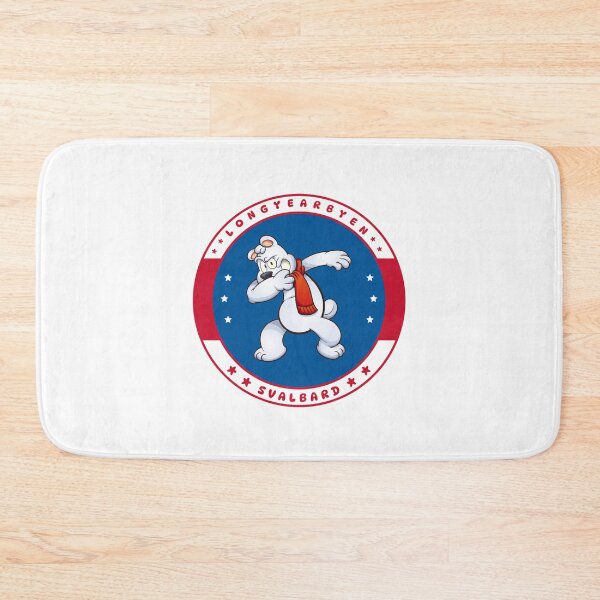 Item preview, Dabbing Polar Bear Longyearbyen Svalbard Norway designed and sold by GraTEEtude.
