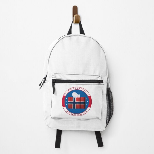 Item preview, Longyearbyen Svalbard Norway Flag Cute Polar Bear designed and sold by GraTEEtude.