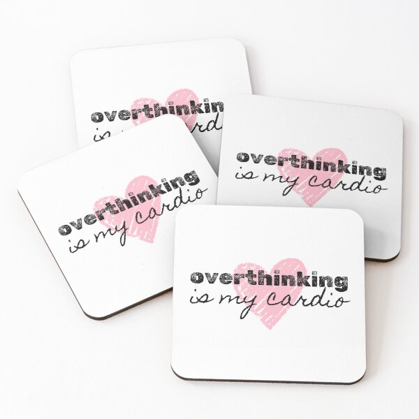 Item preview, Overthinking is my cardio designed and sold by bruise+blush.