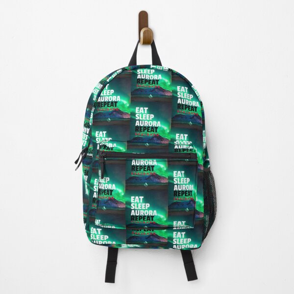 Item preview, Eat Sleep Aurora Repeat Svalbard Northern Light designed and sold by GraTEEtude.