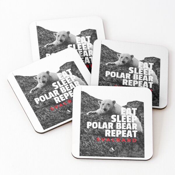 Item preview, Eat Sleep Polar Bear Repeat Svalbard Arctic Wild life  designed and sold by GraTEEtude.