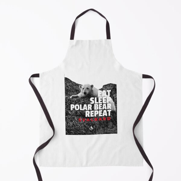 Item preview, Eat Sleep Polar Bear Repeat Svalbard Arctic Wild life designed and sold by GraTEEtude.