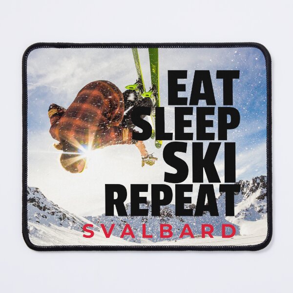 Item preview, Eat Sleep Ski Repeat Svalbard Arctic Adventures designed and sold by GraTEEtude.