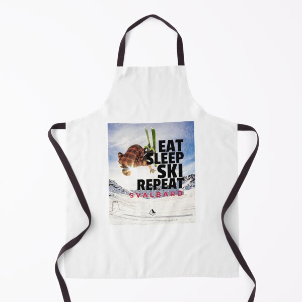 Item preview, Eat Sleep Ski Repeat Svalbard Arctic Adventures designed and sold by GraTEEtude.