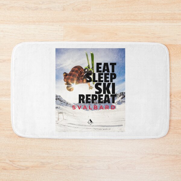 Item preview, Eat Sleep Ski Repeat Svalbard Arctic Adventures designed and sold by GraTEEtude.