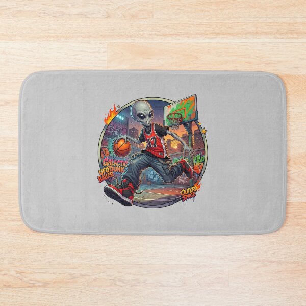 Item preview, Galactic Alien Basketball Star Slam Dunk designed and sold by Sunkhung.