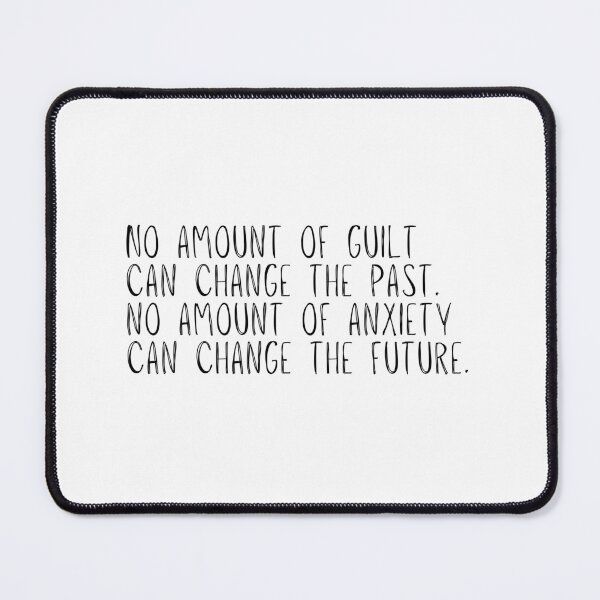 Item preview, No amount of guilt/anxiety... designed and sold by bruise+blush.