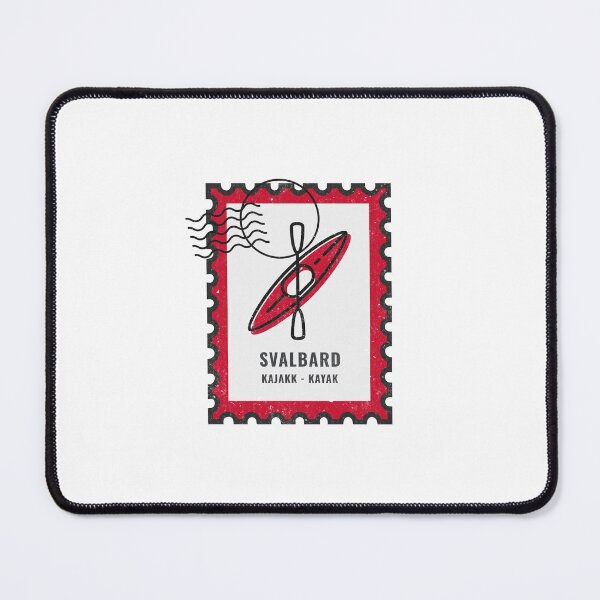Item preview, Svalbard Norway Kajakk - Kayak Postal Stamp designed and sold by GraTEEtude.