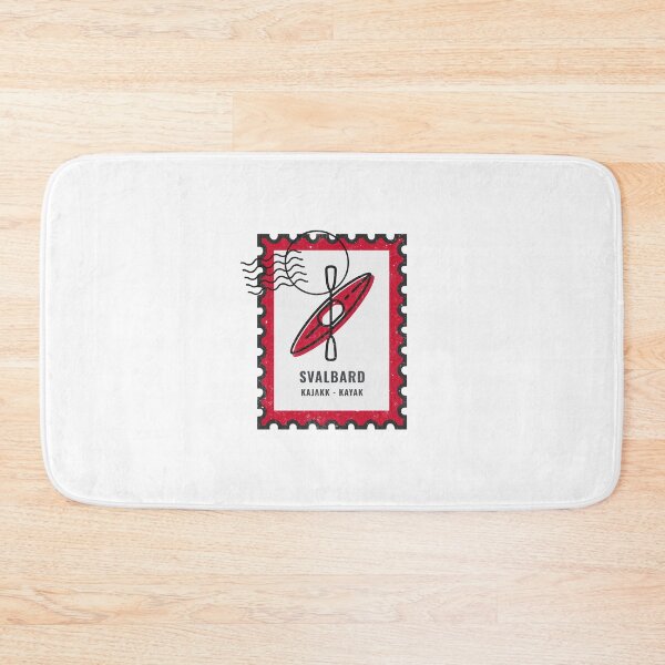 Item preview, Svalbard Norway Kajakk - Kayak Postal Stamp designed and sold by GraTEEtude.
