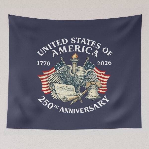 Item preview, United States of America 250th Anniversary Patriotic Bald Eagle designed and sold by LNThread.