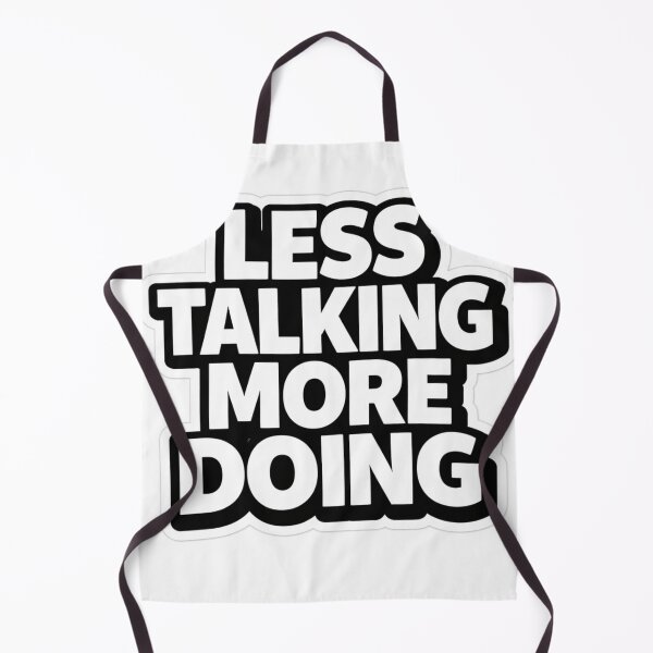 Item preview, Less Talking More Doing Motivational Sticker designed and sold by Ashutoshwarade.