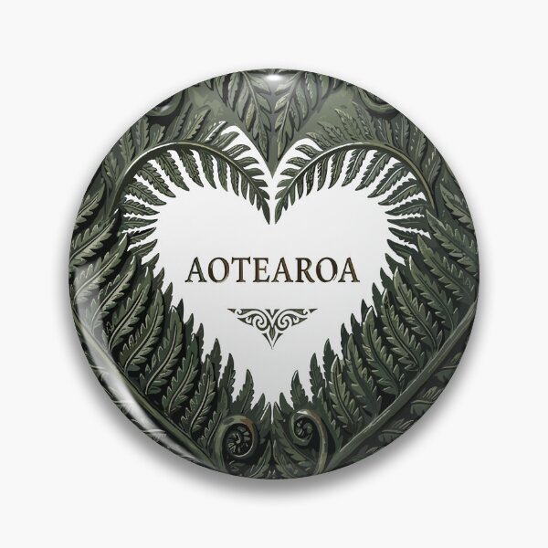 Item preview, Aotearoa Fern Heart – Kiwiana Silver Fern Botanical Illustration  designed and sold by MvuuStudio.