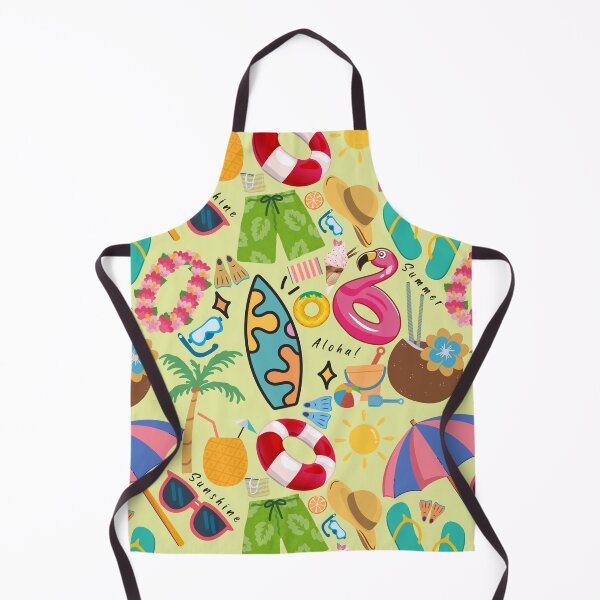 Item preview, Surf Flamingo Pool Float Island Vibes Pattern Design designed and sold by NadDot.