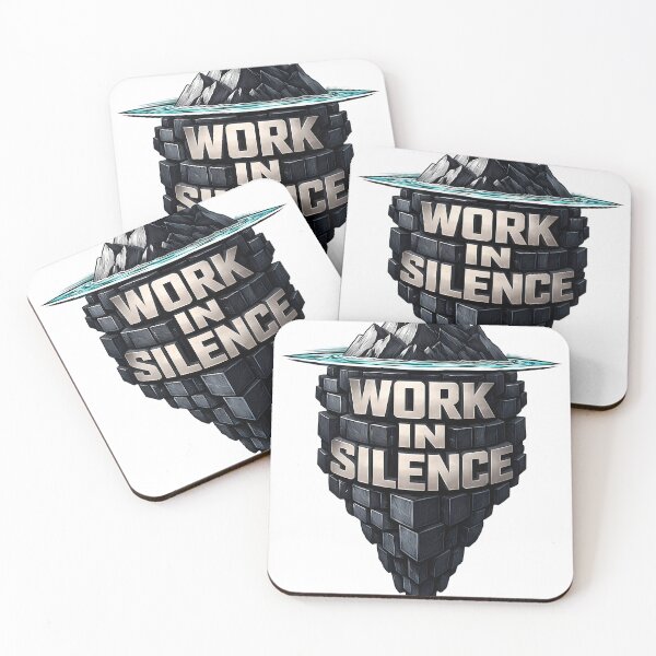 Item preview, Work in Silence Success Hustle T-Shirt - Iceberg Motivation Design designed and sold by ascendzero.