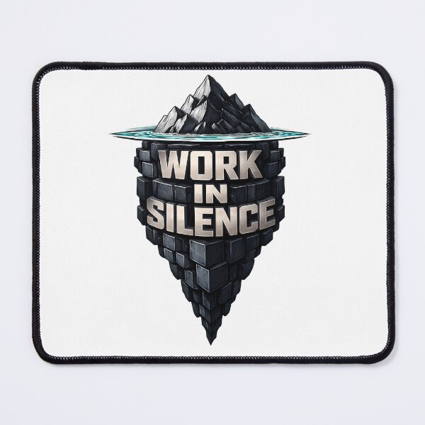 Item preview, Work in Silence Success Hustle T-Shirt - Iceberg Motivation Design designed and sold by ascendzero.