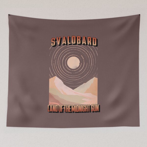 Item preview, Svalbard Norway Land Of The Mid Night Sun designed and sold by GraTEEtude.