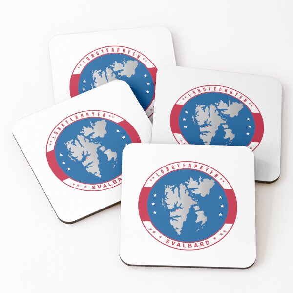 Item preview, Longyearbyen Svalbard Norway Map Norge designed and sold by GraTEEtude.
