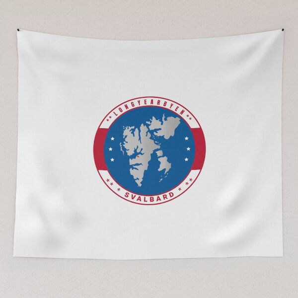 Item preview, Longyearbyen Svalbard Norway Map Norge designed and sold by GraTEEtude.