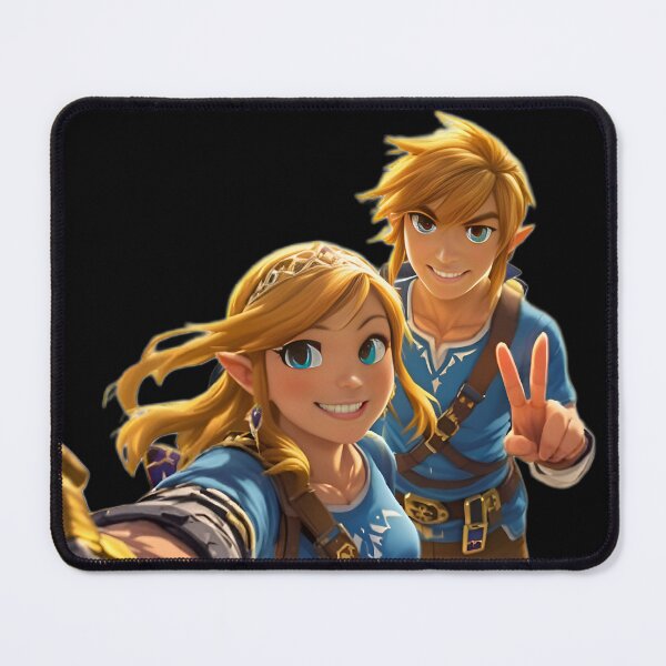 Item preview, Link & Zelda Selfie designed and sold by Rangmanch.