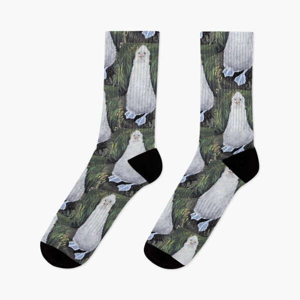 Item preview, Albatross Chicks Everywhere Pattern - Acrylic Painting designed and sold by catblip.