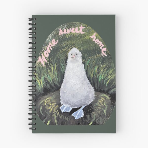 Item preview, Albatross Chick - Home Sweet Home Acrylic Painting designed and sold by catblip.