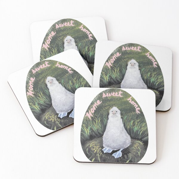 Item preview, Albatross Chick - Home Sweet Home Acrylic Painting designed and sold by catblip.