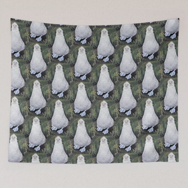 Item preview, Albatross Chick - Home Sweet Home Acrylic Painting designed and sold by catblip.