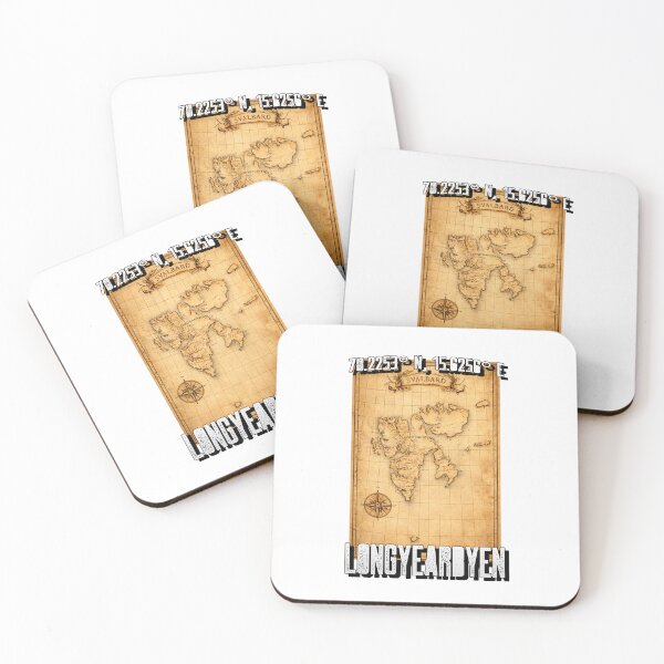 Item preview, Vintage Map Of Longyearbyen Svalbard Norway designed and sold by GraTEEtude.