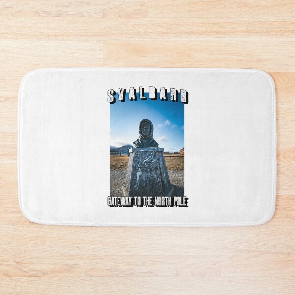 Item preview, Statue of Roald Amundsen in Svalbard Norway Gateway To The North Pole designed and sold by GraTEEtude.