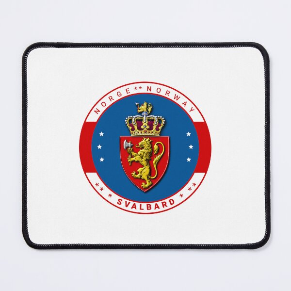 Item preview, Svalbard Norway Coat Of Arms Norge Crown Prancing Lion designed and sold by GraTEEtude.