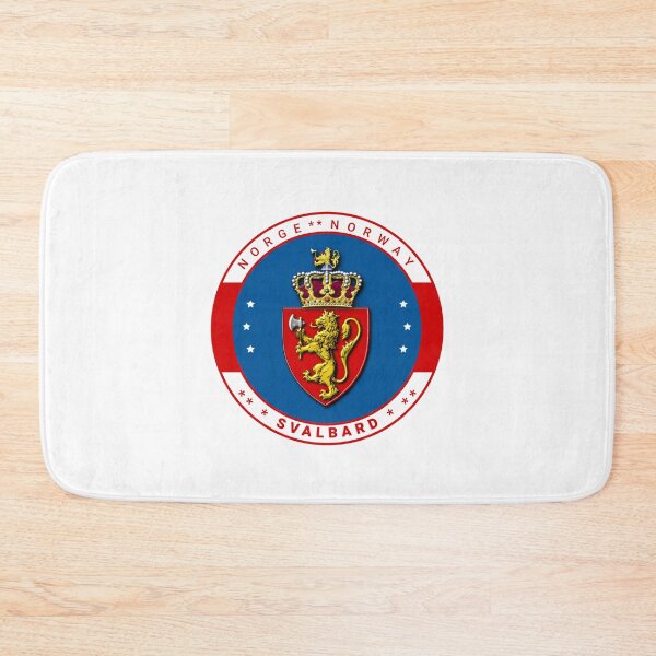 Item preview, Svalbard Norway Coat Of Arms Norge Crown Prancing Lion designed and sold by GraTEEtude.