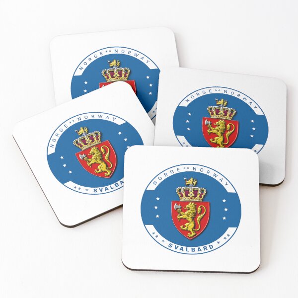 Item preview, Svalbard Norway Coat Of Arms Norge Crown Prancing Lion designed and sold by GraTEEtude.