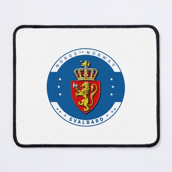 Item preview, Svalbard Norway Coat Of Arms Norge Crown Prancing Lion designed and sold by GraTEEtude.