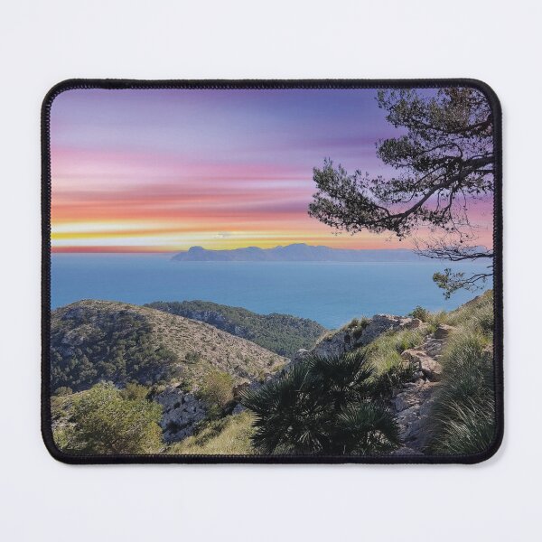 Item preview, Mallorca coastal panorama with a view of the Mediterranean Sea at sunset designed and sold by Mauswohn.