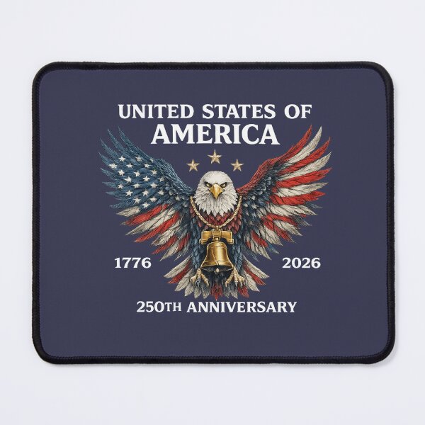 Item preview, United States of America 250th Anniversary Patriotic Bald Eagle designed and sold by LNThread.