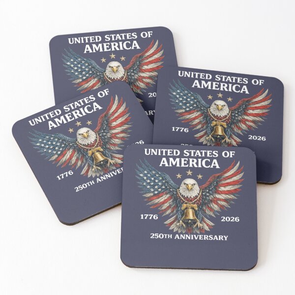 Item preview, United States of America 250th Anniversary Patriotic Bald Eagle designed and sold by LNThread.