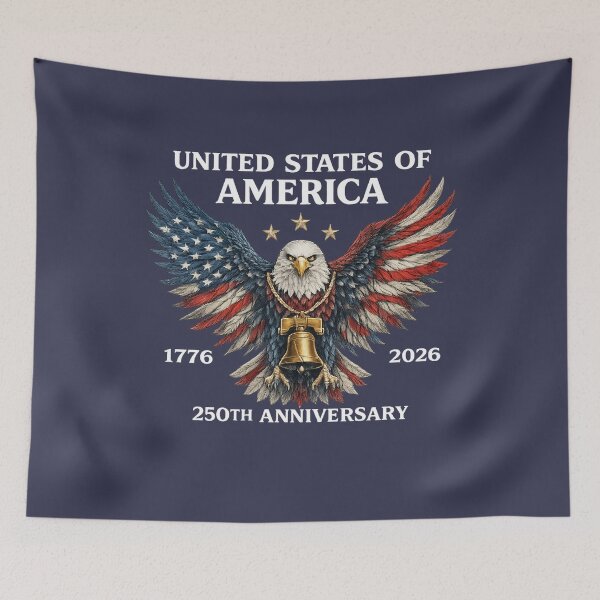 Item preview, United States of America 250th Anniversary Patriotic Bald Eagle designed and sold by LNThread.