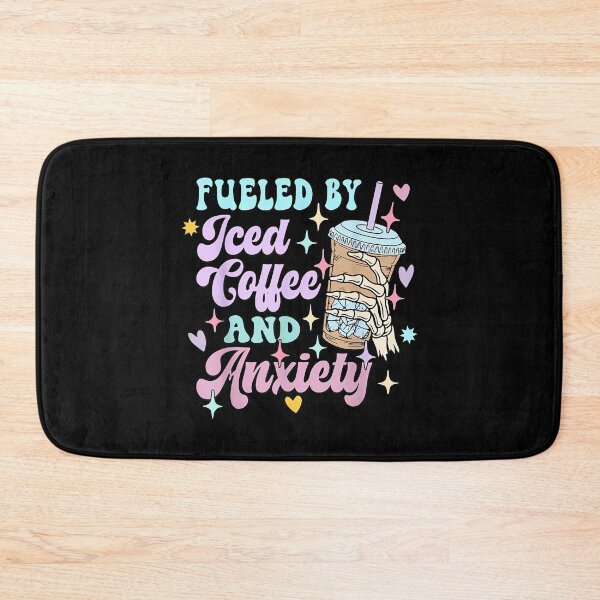 Item preview, Fueled by Iced Coffee and Anxiety Funny Coffee Lover designed and sold by EzraIBlankenshi.