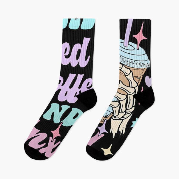 Item preview, Fueled by Iced Coffee and Anxiety Funny Coffee Lover designed and sold by EzraIBlankenshi.