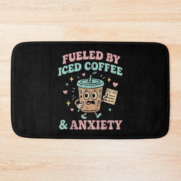 Item preview, Fueled By Iced Coffee And Anxiety Funny Coffee & Anxiety designed and sold by EzraIBlankenshi.