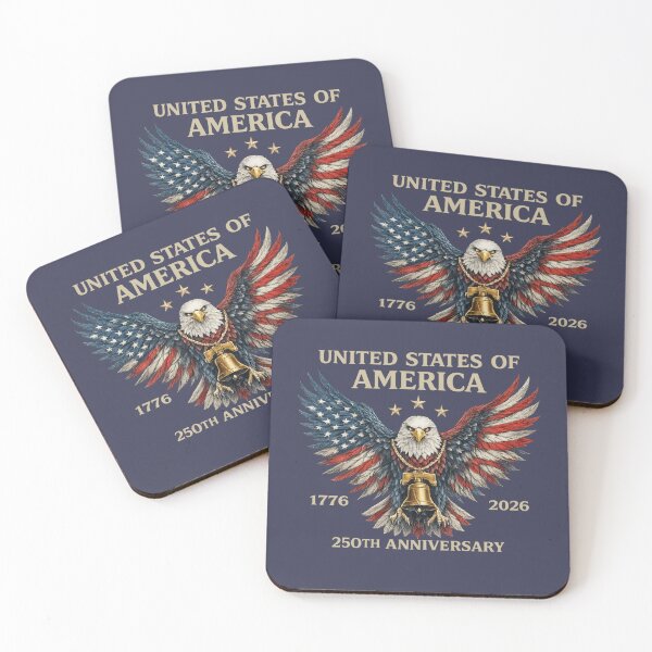 Item preview, United States of America 250th Anniversary Patriotic Bald Eagle designed and sold by LNThread.
