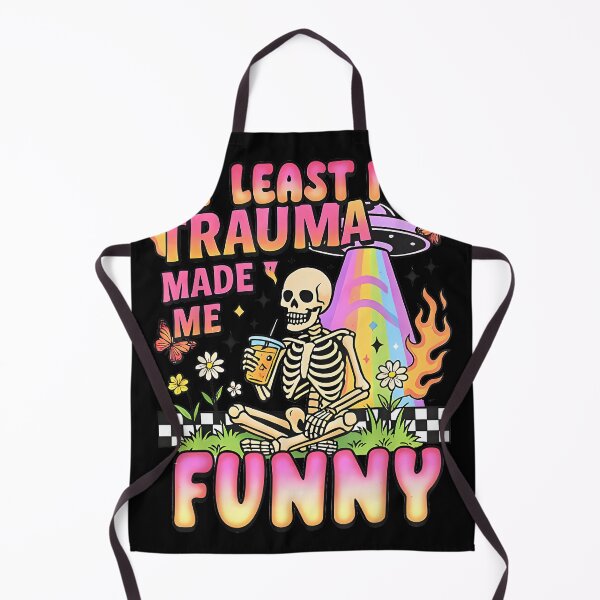Item preview, at Least My Trauma Made Me Funny Skeleton Anxiety designed and sold by EzraIBlankenshi.