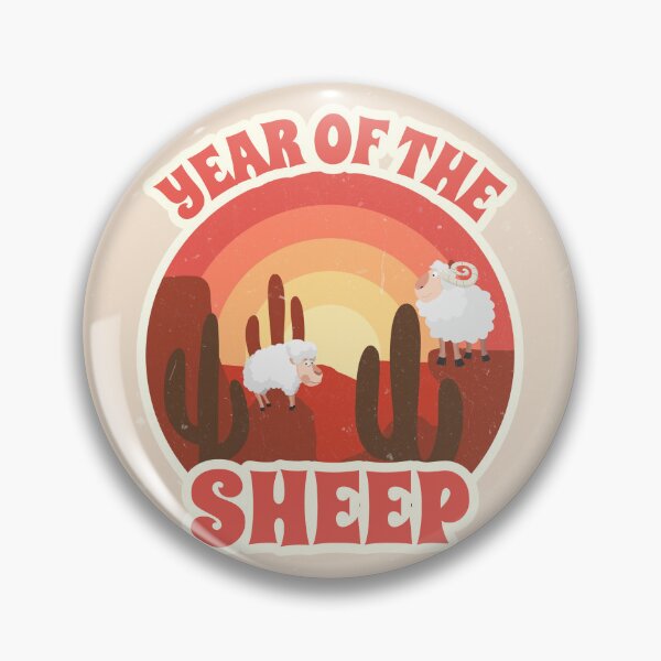 Item preview, Retro Vintage Year Of The Goat 羊年 2027 Chinese Lunar New Year Chinese Zodiac designed and sold by GraTEEtude.