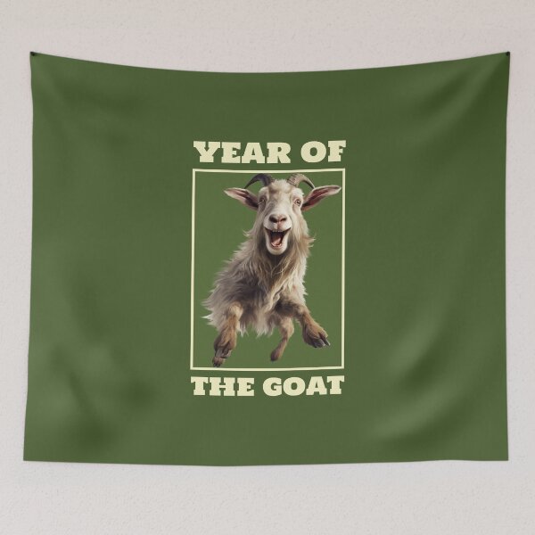 Item preview, Year Of The Goat 羊年 2027 Chinese Lunar New Year Chinese Zodiac designed and sold by GraTEEtude.