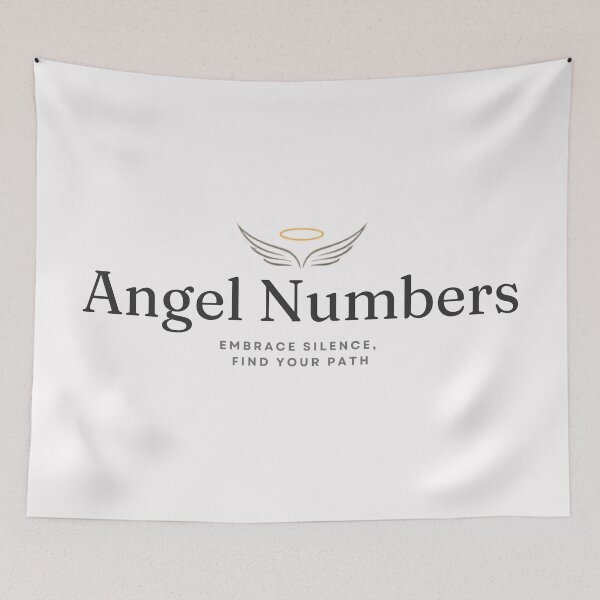 Item preview, Angel Numbers – Embrace Silence Spiritual Aesthetic Typography Design designed and sold by CosmicQuietLab.