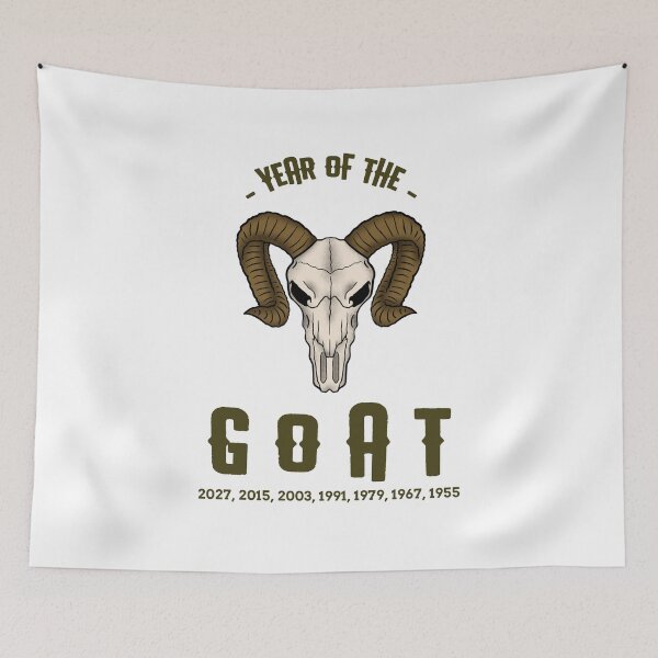 Item preview, Chinese New Year Of The Goat Chinese Zodiac Chinese New Year 2027 羊年 designed and sold by GraTEEtude.